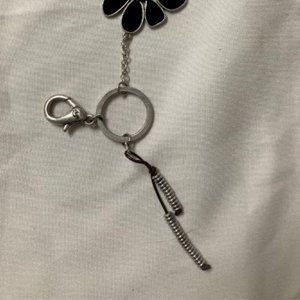 Grace Adele Black Flower dangly thinng